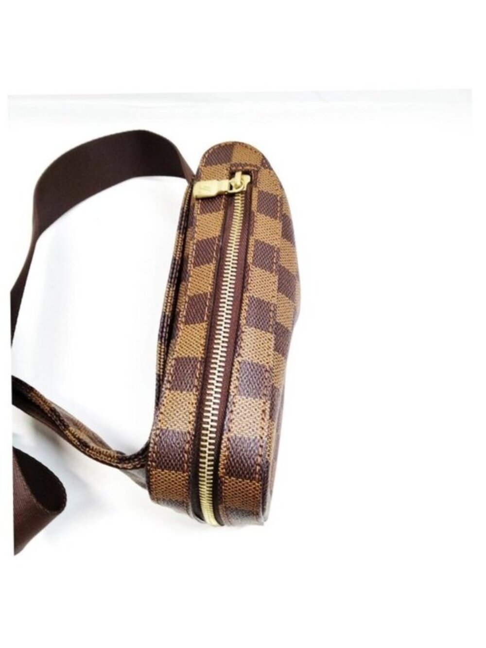 Authentic Louis Vuitton Geronimos Damier Ebene Sling Bag Crossbody Belt Bag - Picture 7 of 16